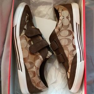 Coach velcro sneakers